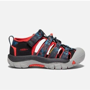 Keen Newport H2 Youth Sandals - Black/Orange